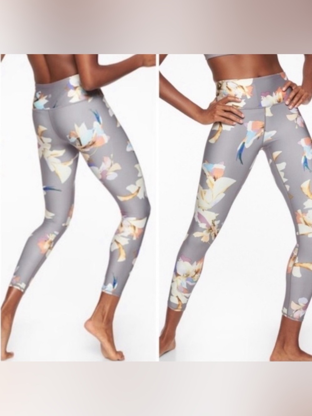 Athleta Floral Patterned Leggings